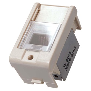 Módulo para tomada telefônica RJ45 8 fios marfim Decor Prime Schneider