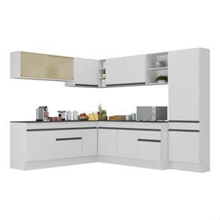 Cozinha Completa Indékes Sônia, 5 Peças, Branco, 120 cm