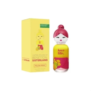 Benetton Sisterland Yellow Peony Edt - Perfume Masc 80ml