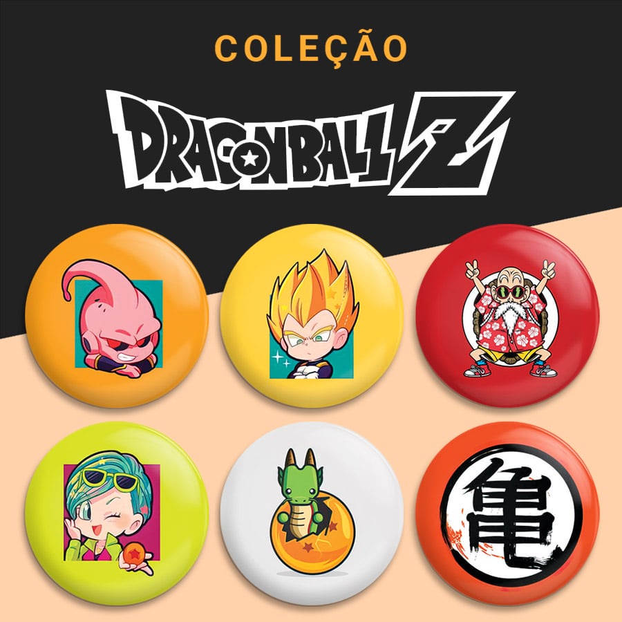 Botton Coleção Dragon Ball Z Kawai- Broche | Shopee Brasil