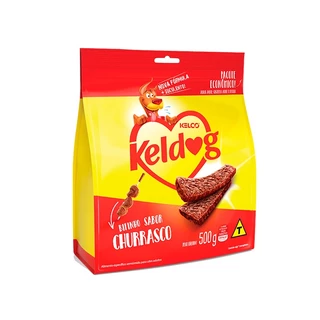 Kit 2UN Bifinho Keldog Sabor Churrasco500-Kelco.