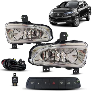 Kit Farol Auxiliar de Milha Strada 2020 2021 2022 2023