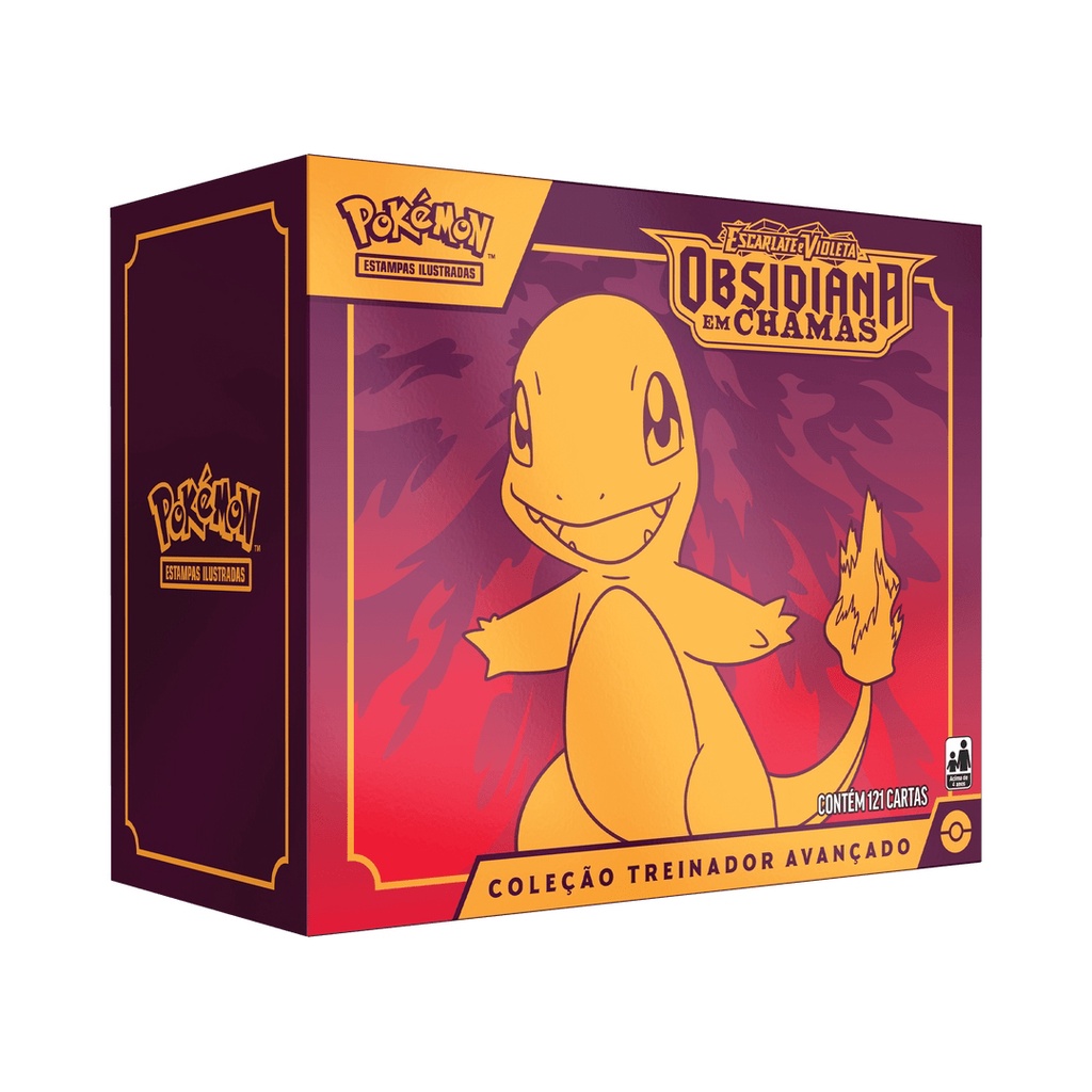 Treinador Avançado Charmander Obsidiana em Chamas Pokémon Elite