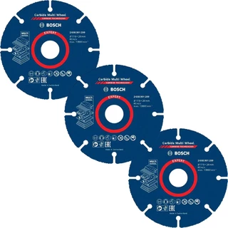 Disco de Serra Expert 110 mm Carbide Multi Wheel 3 unidades BOSCH
