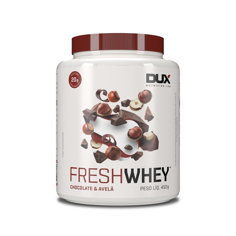 Fresh Whey – 450g Chocolate e Avelã – Dux Nutrition