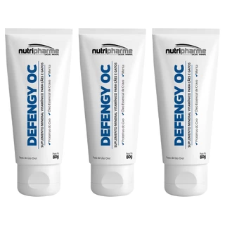 Pasta Dental Defengy Oc 80g - Nutripharme - 3 Unidades