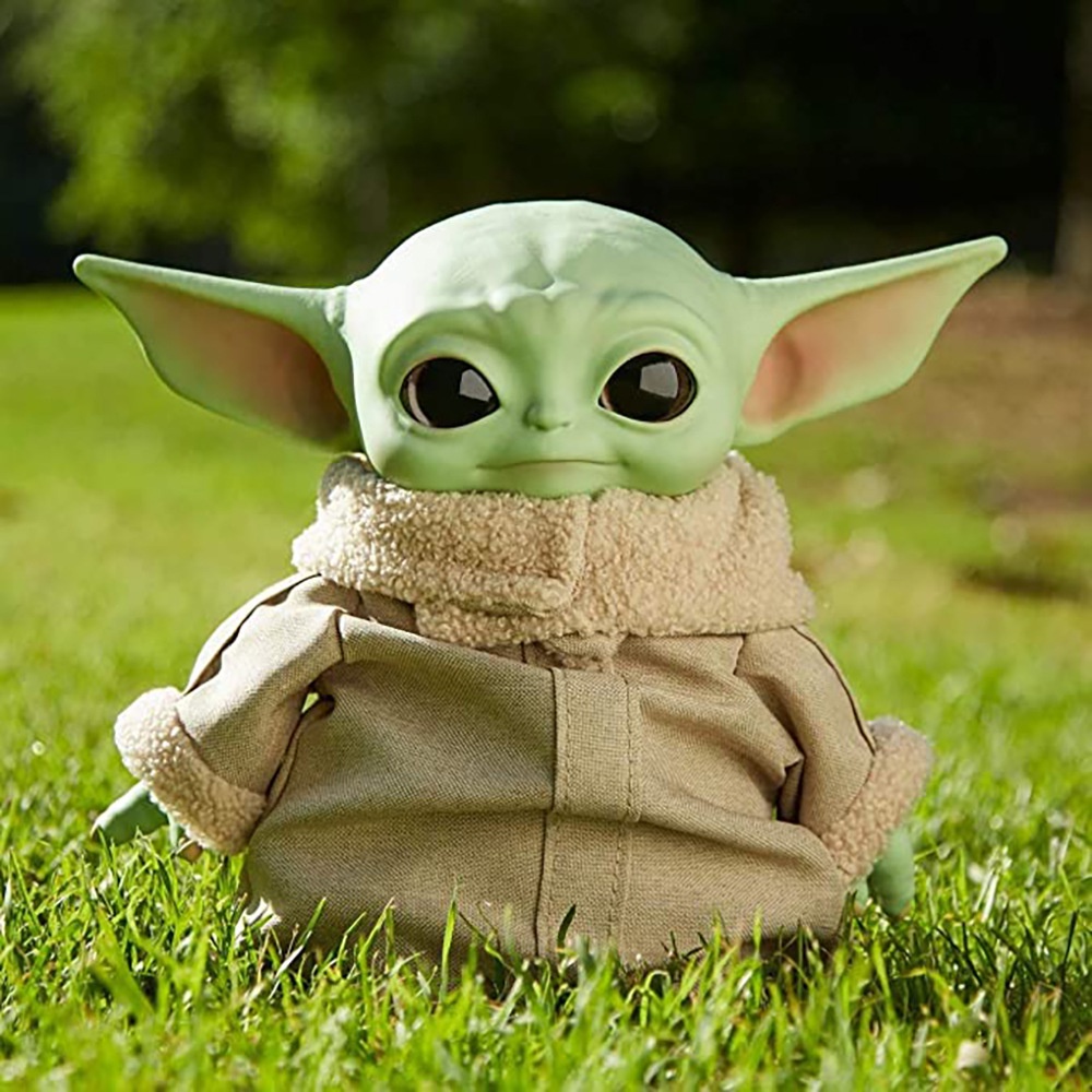 27cm Disney Star Wars Kawaii Master Baby Yoda Darth Pvc Action Figure Anime  Figures Collection Doll