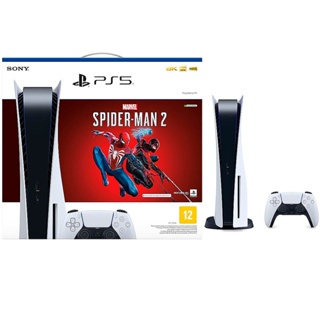 Console Sony PS5 (Playstation 5) Físico 825GB com Disco + Jogo FC 2024 +  Controle sem Fio Sony