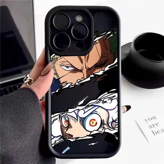 Personagens Anime O-One Peça Zoro Capa Para Samsung Galaxy S22 S21 Ultra S23 FE S24 S23 Plus S21 S20 Nota 20 De Silicone Macia À Prova De Choque