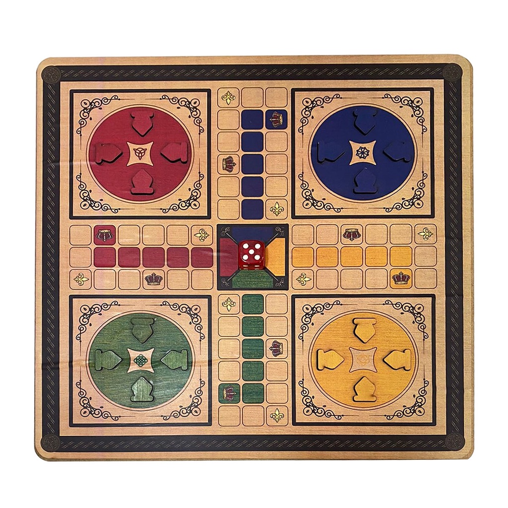 Jogo De Tabuleiro Damas E Ludo 2 Em 1 Em Madeira Com Estojo Escolar  Educativo Didático Brinquedo Presente Família - Ri Happy