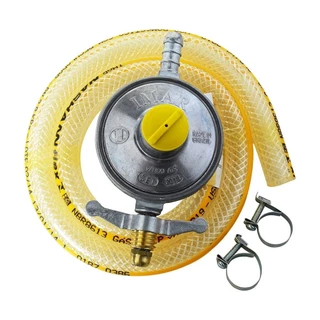 Regulador para Gás Imar 2000/02, Grande, 2Kg/H, com Mangueira 80cm em Oferta na Shopee