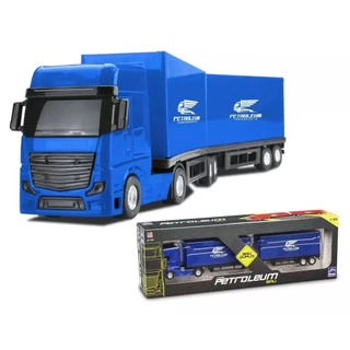 Caminhão Petroleum Baú Duplo Azul 1472 - Roma