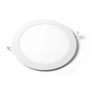 Luminaria Painel Led 9W 15x15cm Embutir Redondo Branco 6500K Plafon Bivolt