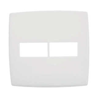 Placa 4x4 1 1 posto branco Pialplus Pial