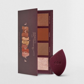 Kit Paleta Multifuncional Face It All + Esponja Flat Blend Mariana Saad By Océane (2 Produtos)