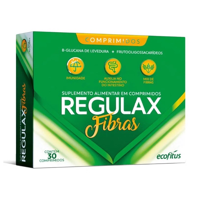 Suplemento Alimentar Regulax Fibras Com 30 Cpr - Ecofitus | Shopee Brasil