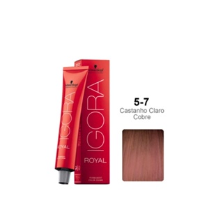 Tintura Schwarzkopf Igora Royal 5.7 Castanho Claro Acobreado