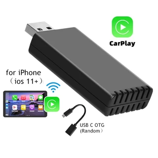 Adaptador CarPlay Sem Fio Para Com Apple iPhone IOS + Plug and Play