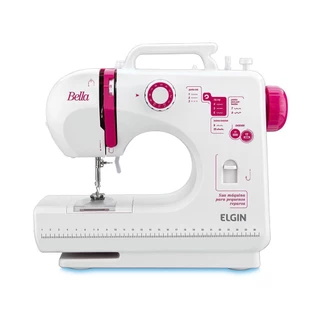 Máquina de Costura Reta Elgin Bella BL-1200 Portátil Bivolt