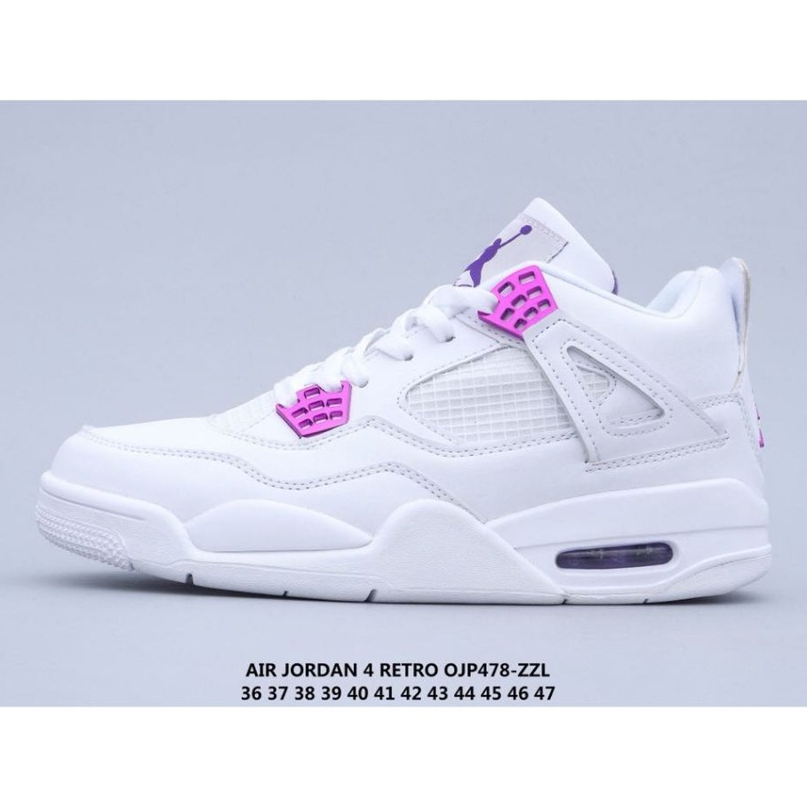Jordan 4 Resistente Ao Uso Cano Baixo Retrô Sapato De Basquete ...