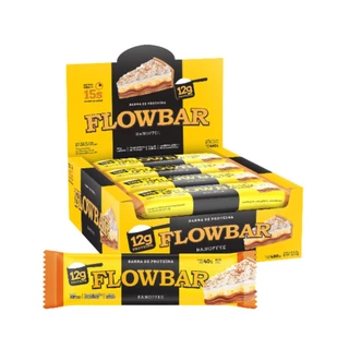Barra de Proteína Flowbar Banoffee 40g - Caixa com 12 unid