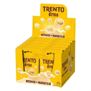 Chocolate Trento Bites Mousse De Maracuja Cx 12 Unidades 40g
