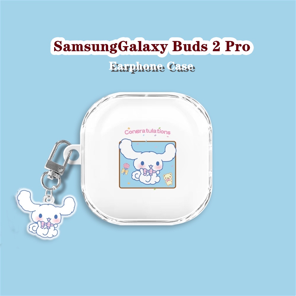 【 Fast Shipment 】 For Samsung Galaxy Buds 2 Pro Case Trendy Transparent Cartoon Series Capa De Silicone Macia Para Fones De Ouvido