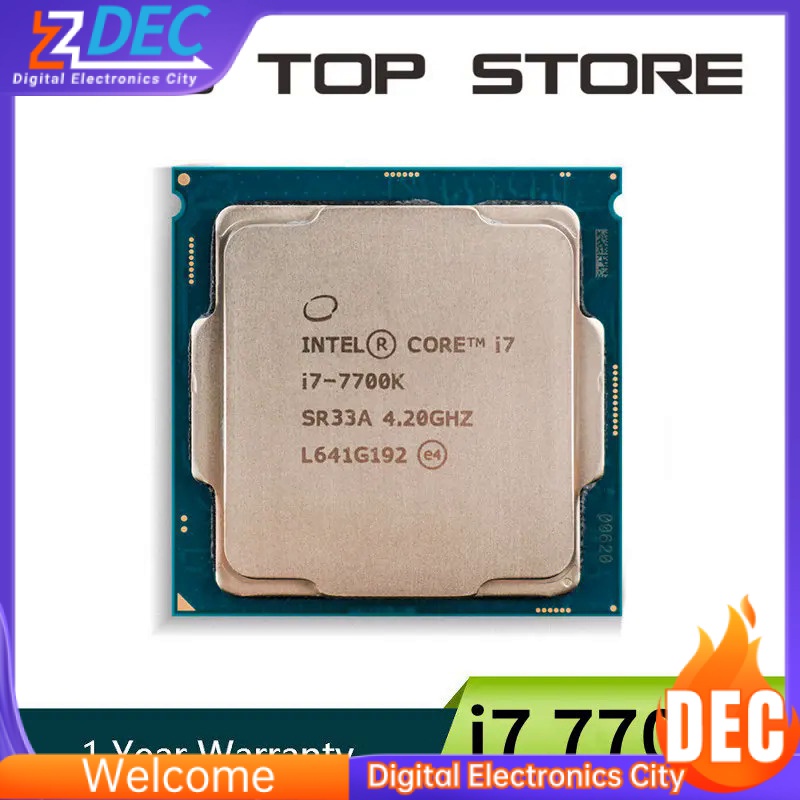 Processador Intel-Core i7 7700k 4.2GHz Quad-Core 8 Thread 8M 91W LGA 1151