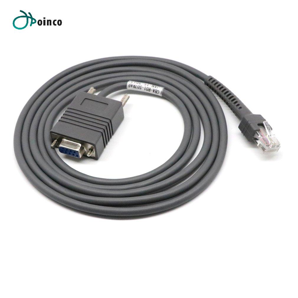 LS2208 RS232 Cabo Serial CBA-R01-S07PAR Para Leitor De Código De Barras ...