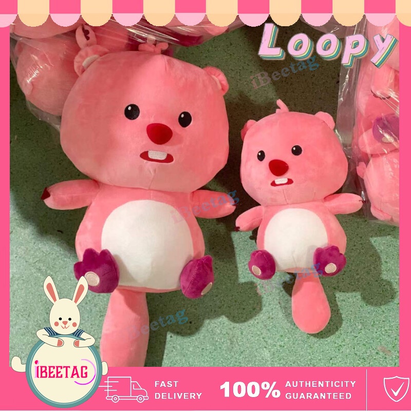 50cm Coreano Loopy Pelúcia Brinquedo Desenho Animado Pororo Rosa ...