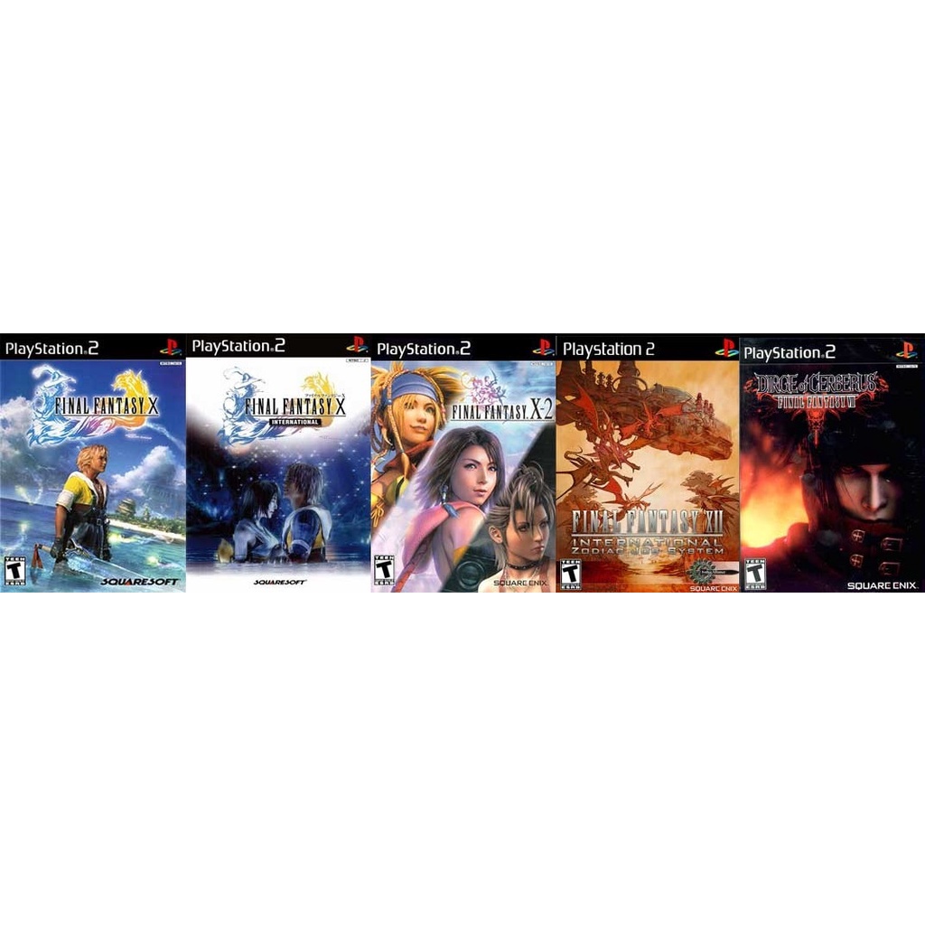 5 JOGOS PS2 RPG FINAL FANTASY | Shopee Brasil