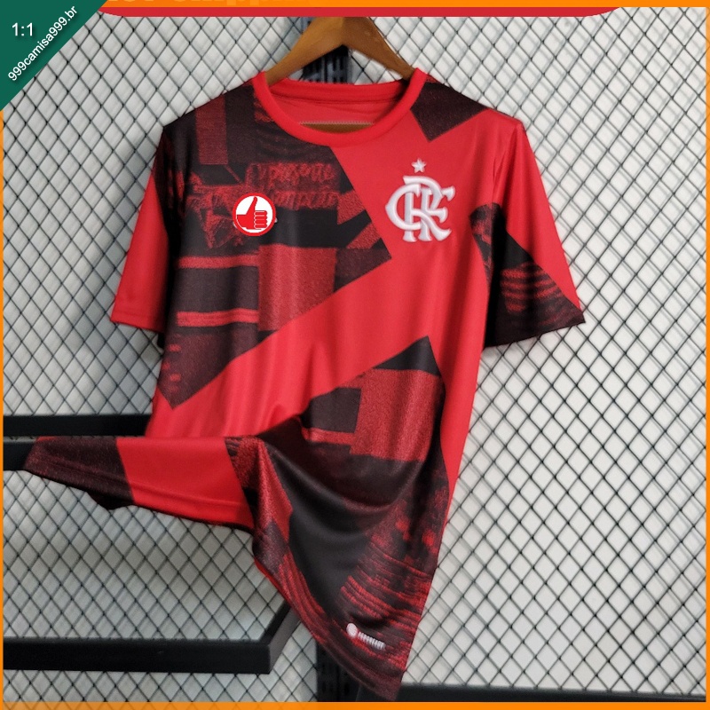 Camisa da equipa de futebol 2023 Flmg Homem ZCUU