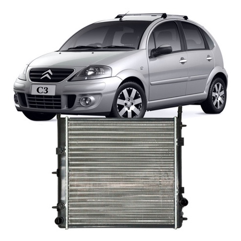 Radiador Eurus Citroen C3 AirCross Peugeot 208 2003 2005 2007 2009 2011 2013 2015 2017 2019