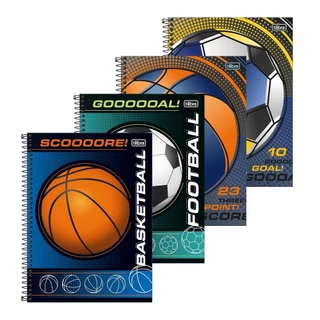 Caderno Espiral Universitário Tilibra Capa Dura Score - 10 Matéria 160 Folhas - Embalagem com 4 Unidades (SORTIDOS) em Oferta na Shopee