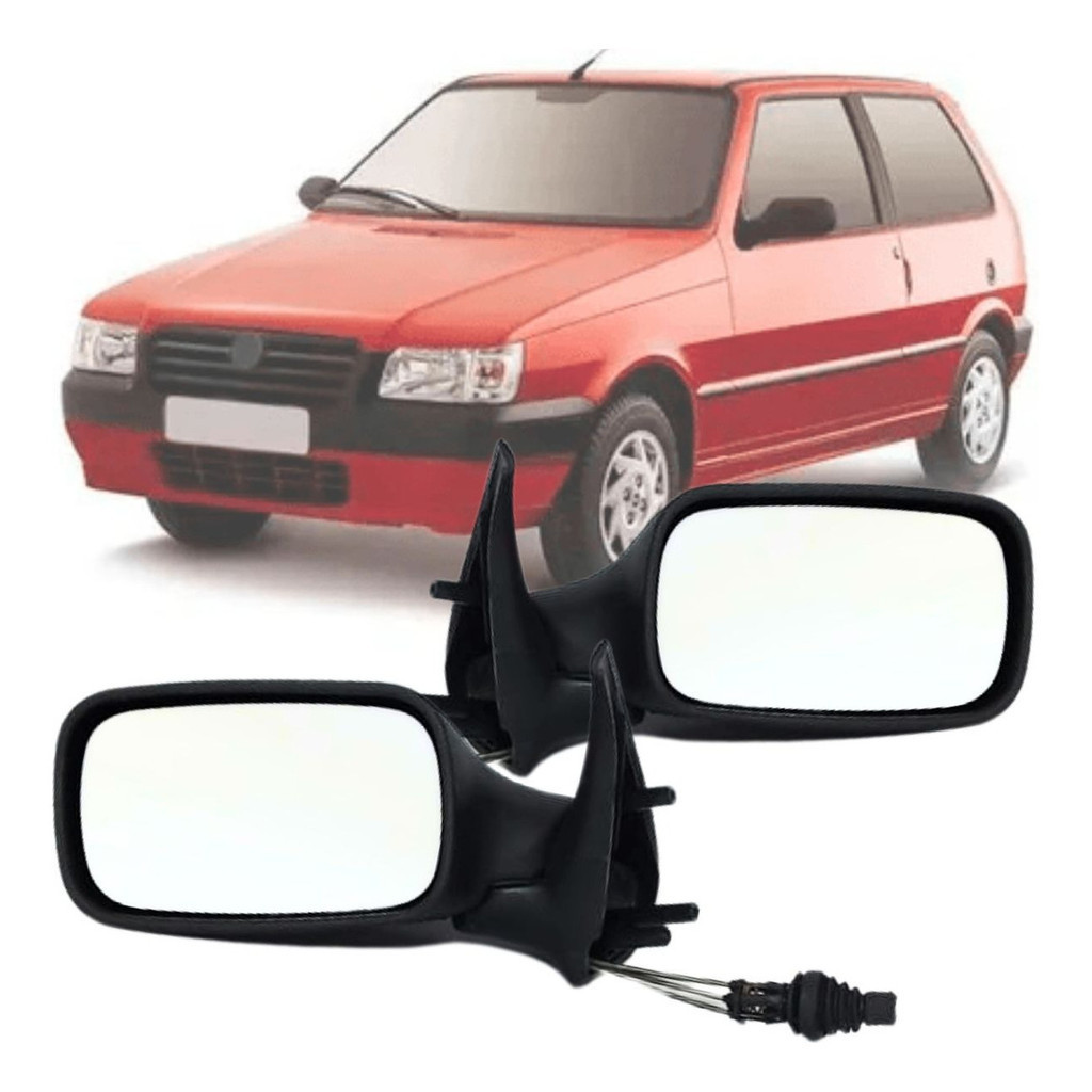 Par Espelho Retrovisor Uno Fire 2001 2002 2003 2004 2 Portas | Shopee ...