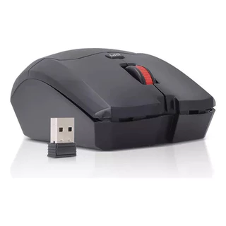 Mouse Knup Gzm386 Ergonônico Sem Fio 1600 Dpi Cor Preto