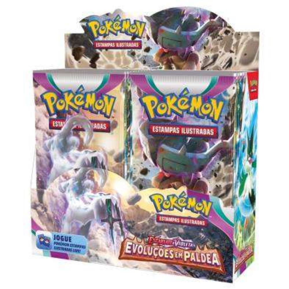Pokémon Booster Box Com 36 EV 2 - Evoluções Em Paldea | Shopee Brasil