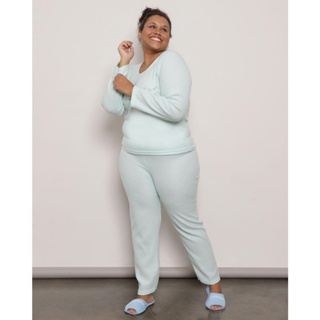 Pijama Feminino Estampa Soft Longo Verde