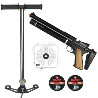 Pistola de Pressão 4.5mm PCP Artemis PP750 + Bomba Manual