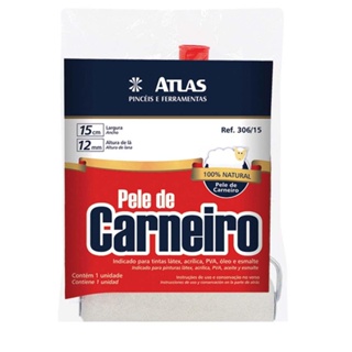 Rolo Atlas para Pintura Lã de Carneiro 306/09 9cm