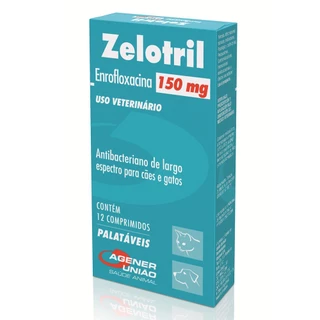Antibacteriano Zelotril 150mg com 12 Comprimidos em Oferta na Shopee
