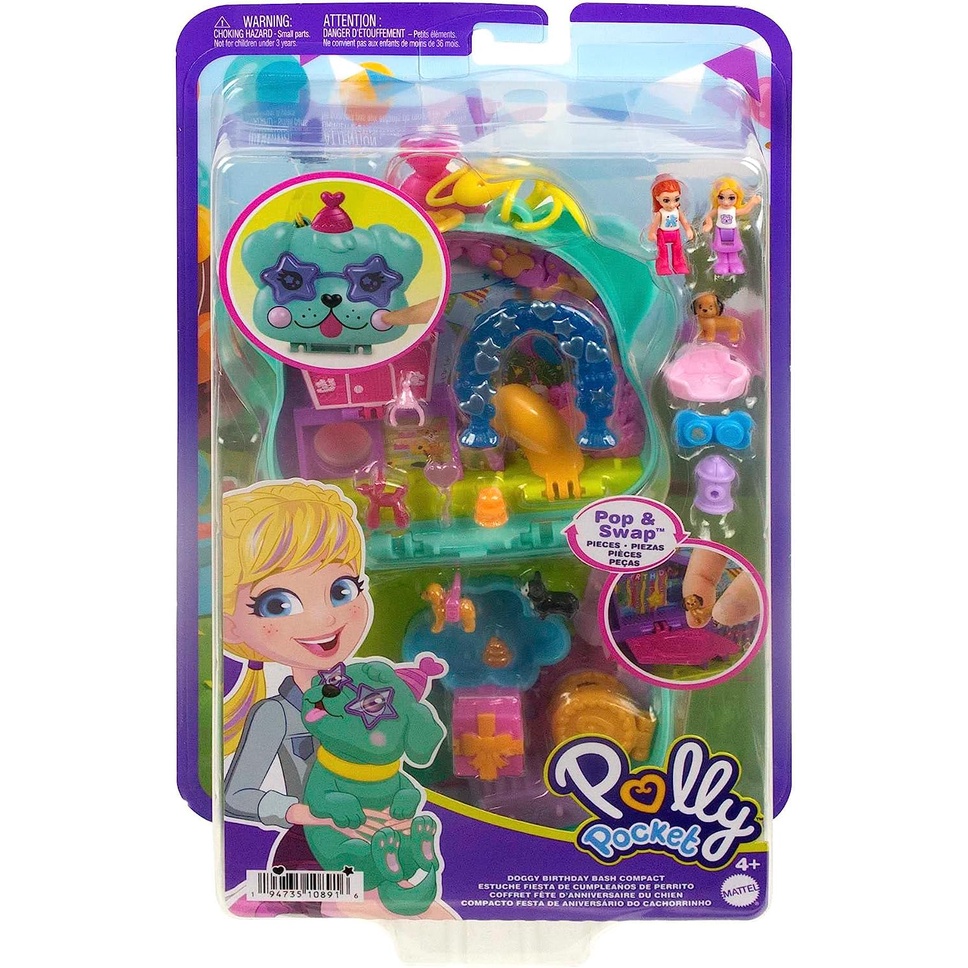 Polly Pocket Mini Playset Acampamento Da Coruja - Mattel