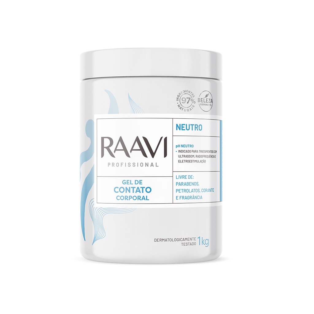 Imagem do produto Gel de Contato Raavi Neutro Em Pote 1kg