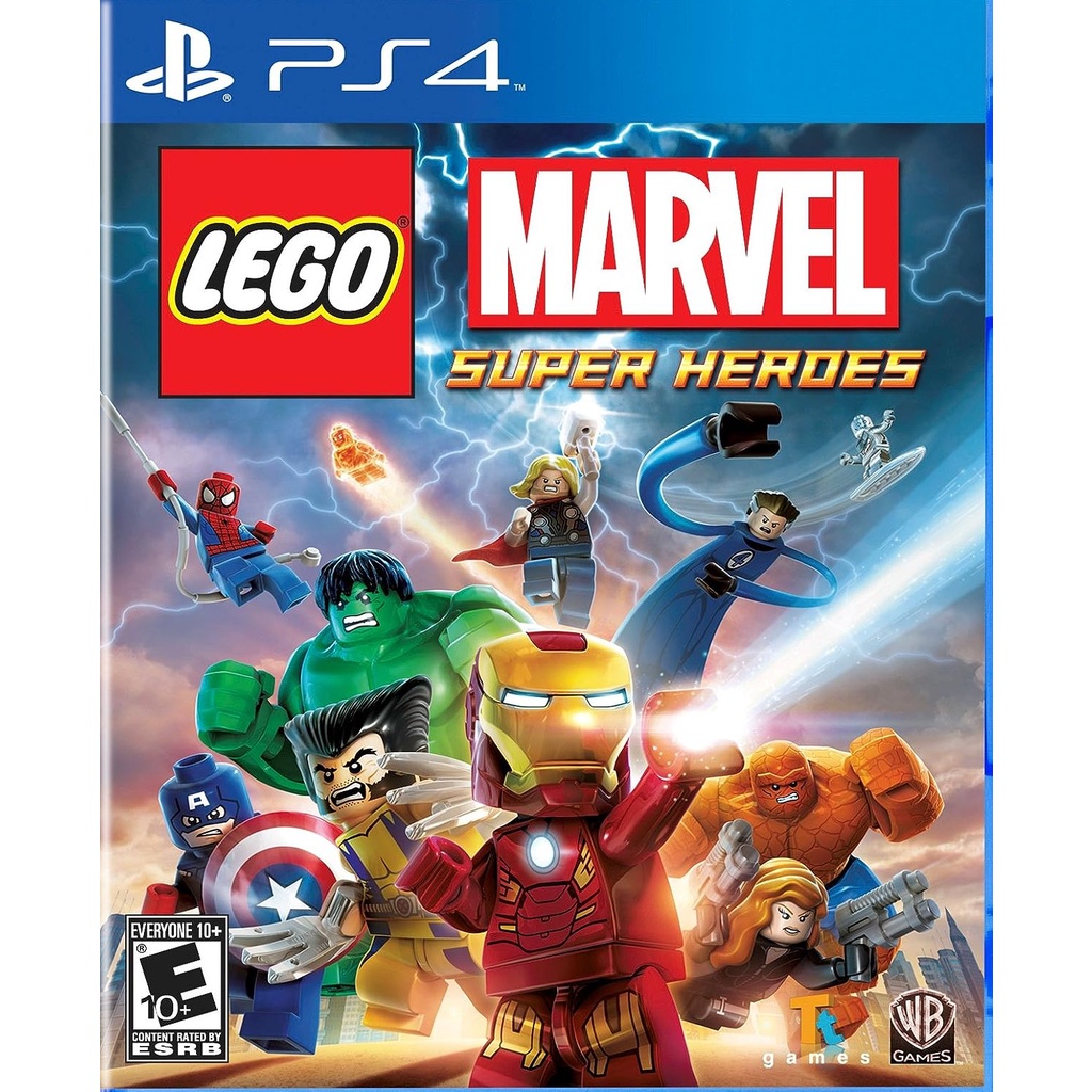 Lego Marvel Super Heroes PS4 Novo Lacrado Mídia Física