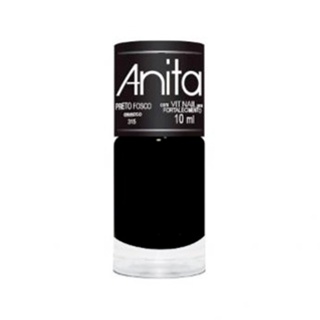 Esmalte Anita Cremoso Preto Fosco