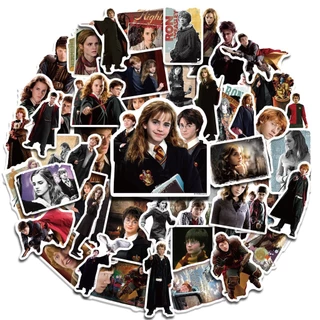 (Autorizado) 50 Unid . Harry Potter A Série Filme Adesivos De PVC À Prova D'água