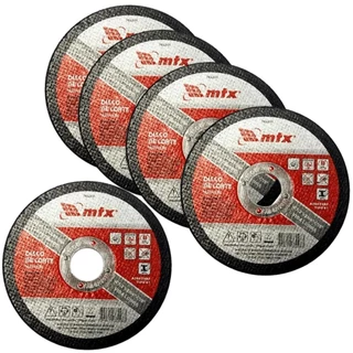 Kit 5 Discos de Corte para Metal 115x1,0x22mm 7432655 MTX