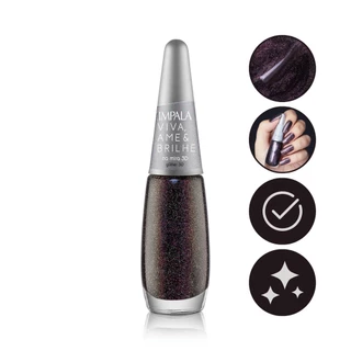 Esmalte Impala Glitter Na Mira 3D