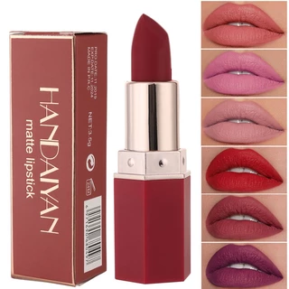 HANDAIYAN 6 PCS Batom Mate 6pcs Conjunto de Caixa de Presente Não Fácil de Colar Batom maquiagem batom matte nude