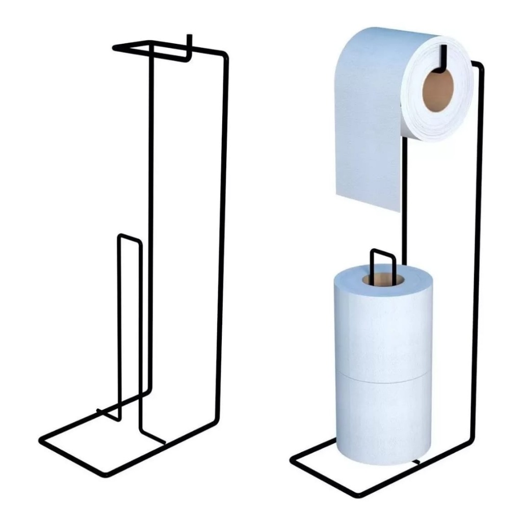 SUPORTE DE PAPEL HIGIÊNICO DEBANHEIRO PARA 3 ROLOS
